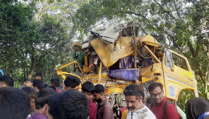 নাটোরে ভয়াবহ সড়ক দুর্ঘটনায় নিহত ১৪