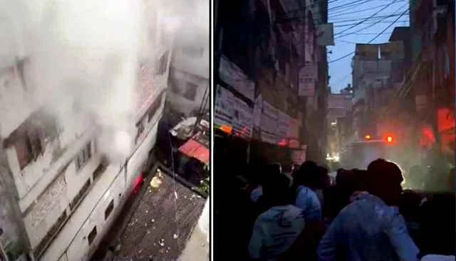 ঢাকার বংশালে হেলমেট গোডাউনের আগুন নিয়ন্ত্রণে