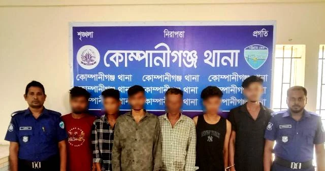 নোয়াখালীতে কিশোর গ্যাংবিরোধী অভিযানে আটক ১০৪